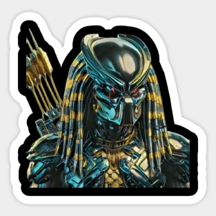 Green Armored Sticker